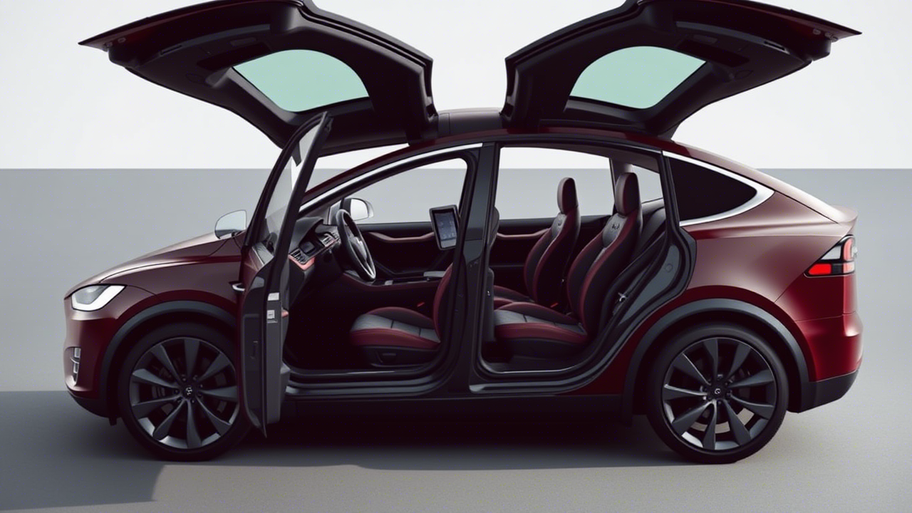 Tesla Model X Plaid+ Interior and Exterior: A Futuristic Design Masterpiece