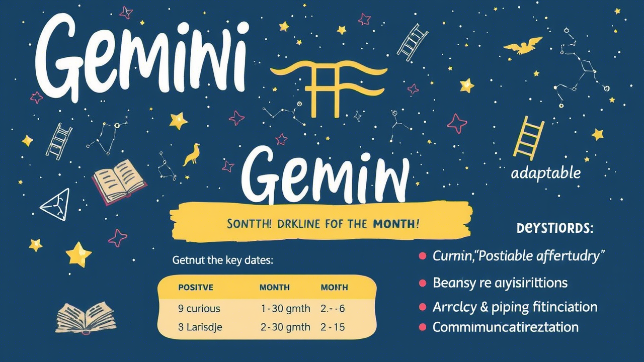 Gemini Monthly Horoscope for March 2025: Reflection, Communication & New Possibilities