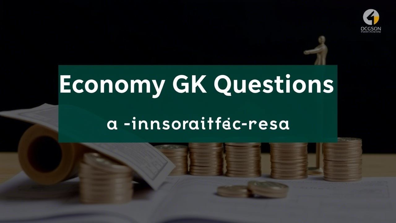 Economy GK Questions – Important Facts for Exams