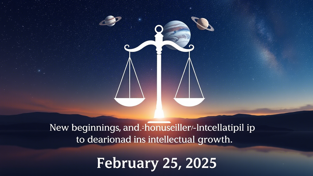 Libra Daily Horoscope for February 25, 2025: Balance, Relationships & New Opportunities