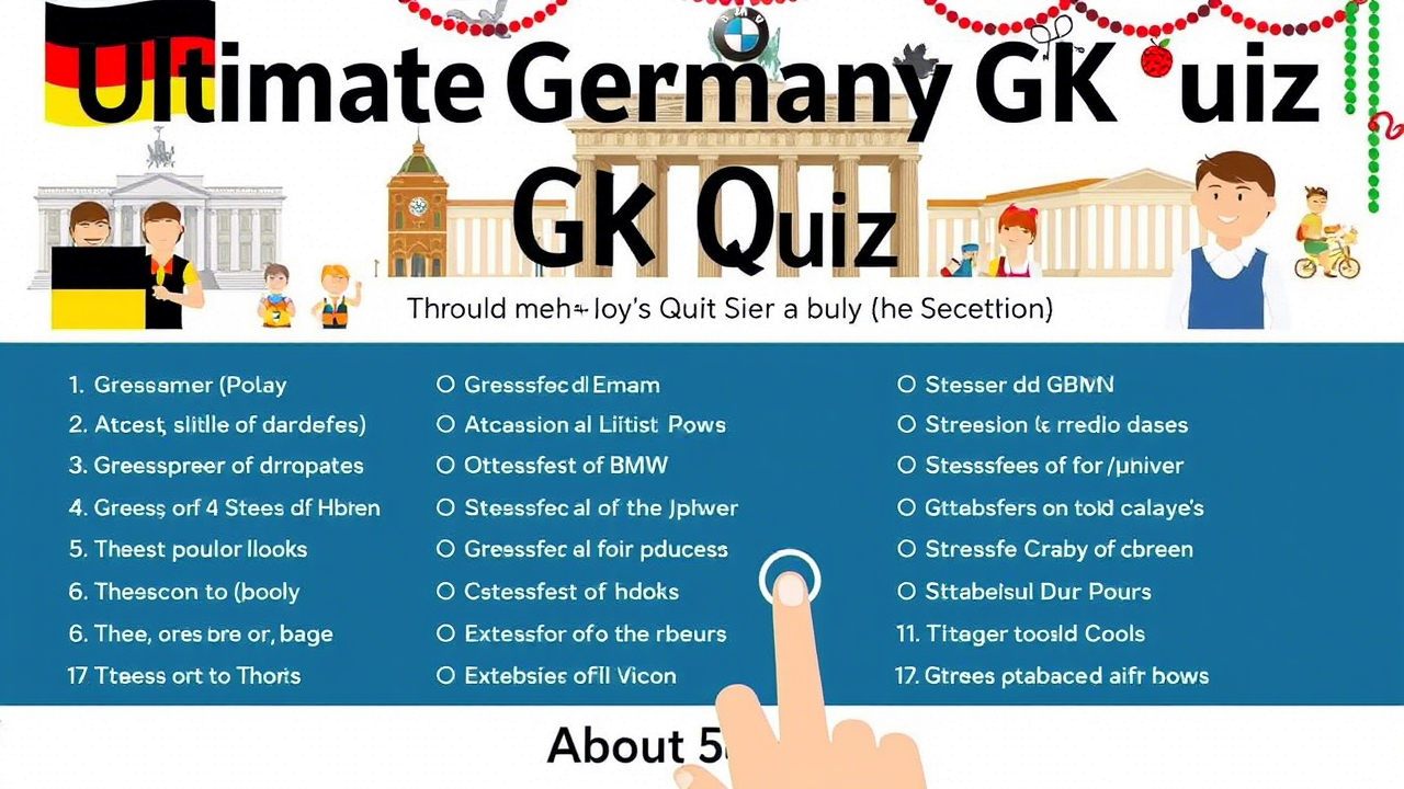 Ultimate Germany GK Quiz: 50+ Questions and Answers