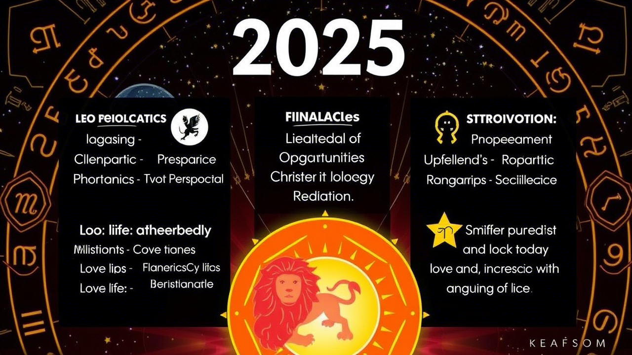 Leo Yearly Horoscope 2025: A Year of Success, Passion, and Personal Growth