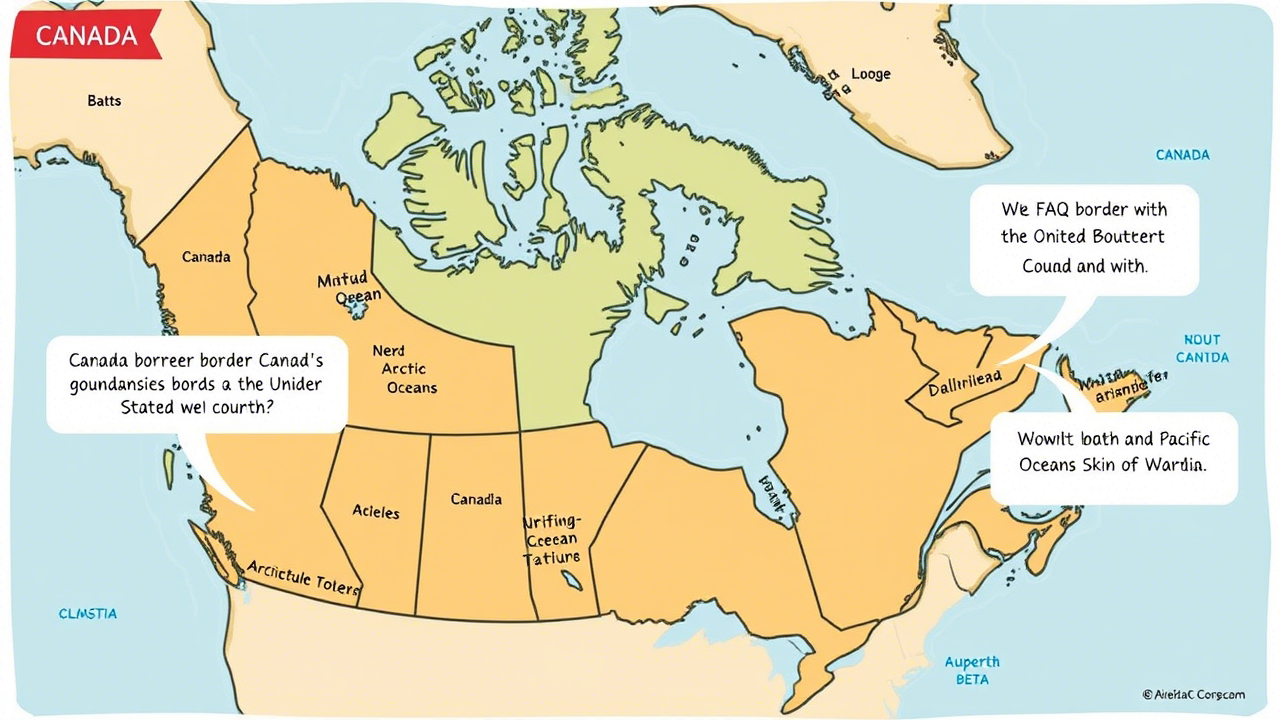 Canada’s Borders and Neighboring Countries: GK Questions with FAQs