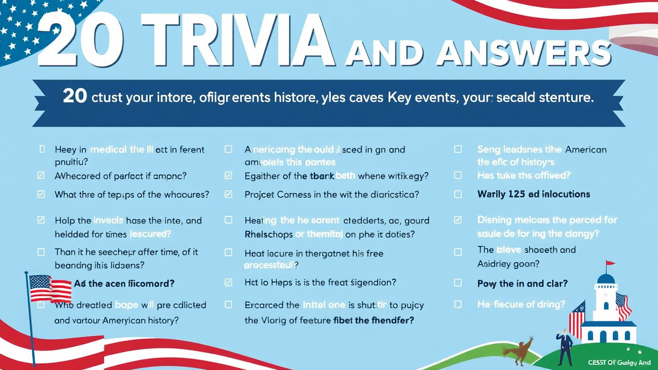 American History Trivia: 20 Fascinating GK Questions & Answers 🇺🇸