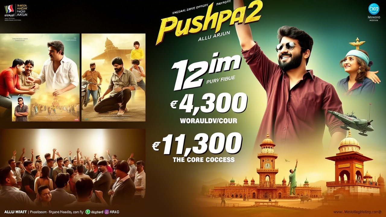 Pushpa 2 Breaks Box Office Records with ₹1,300 Crore Worldwide