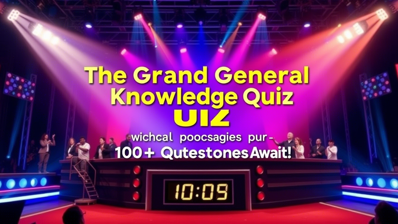 The Grand General Knowledge Quiz – 100+ Questions Await!