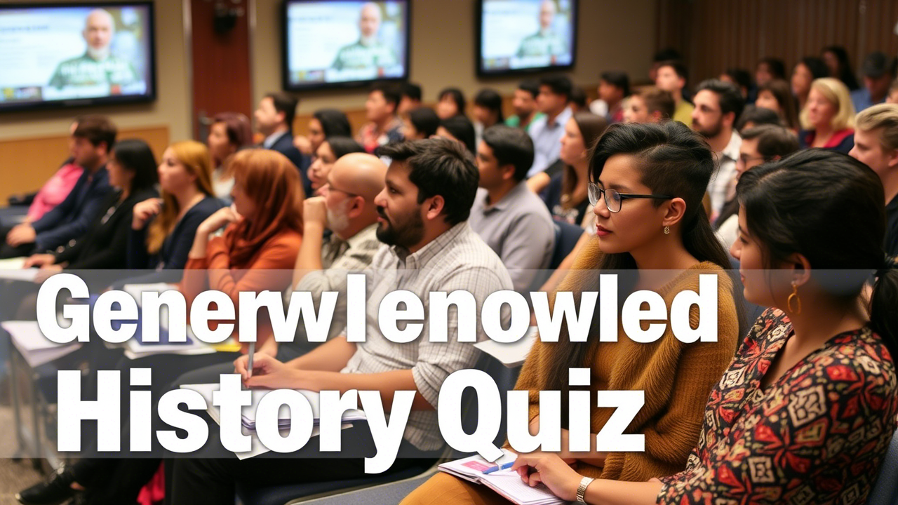 General Knowledge History Quiz: Test Your Knowledge