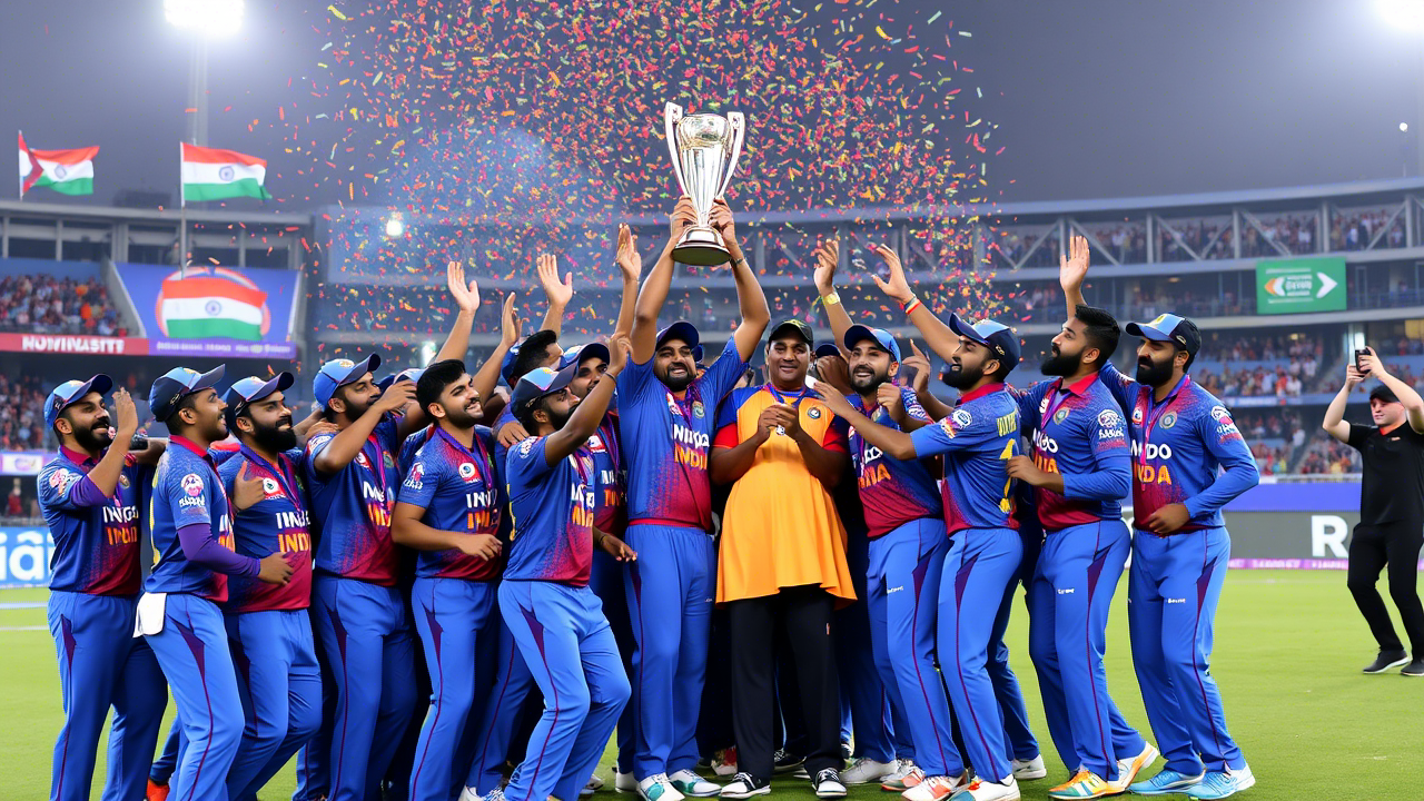 India Clinches Victory in 2024 ICC Men's T20 World Cup