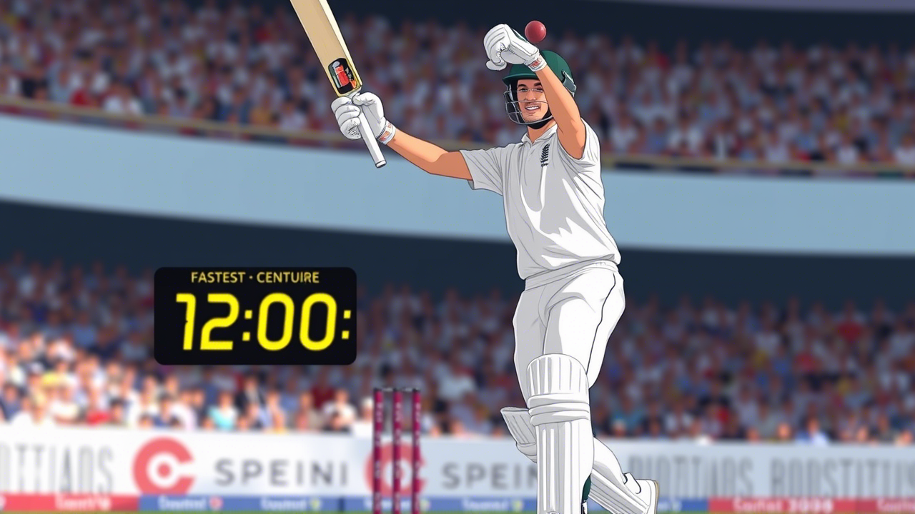 Fastest Centuries in Cricket History: Who Holds the Record?