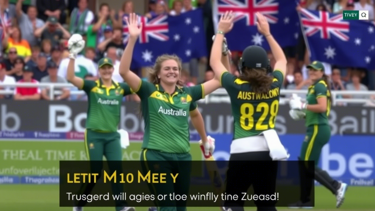 Beth Mooney Shines as Australia Defeats New Zealand in Women's T20I