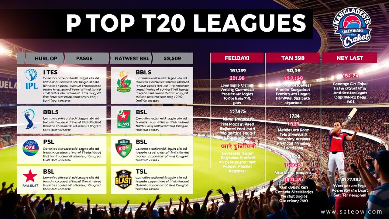 Best T20 Leagues in the World: IPL, BBL, PSL & More